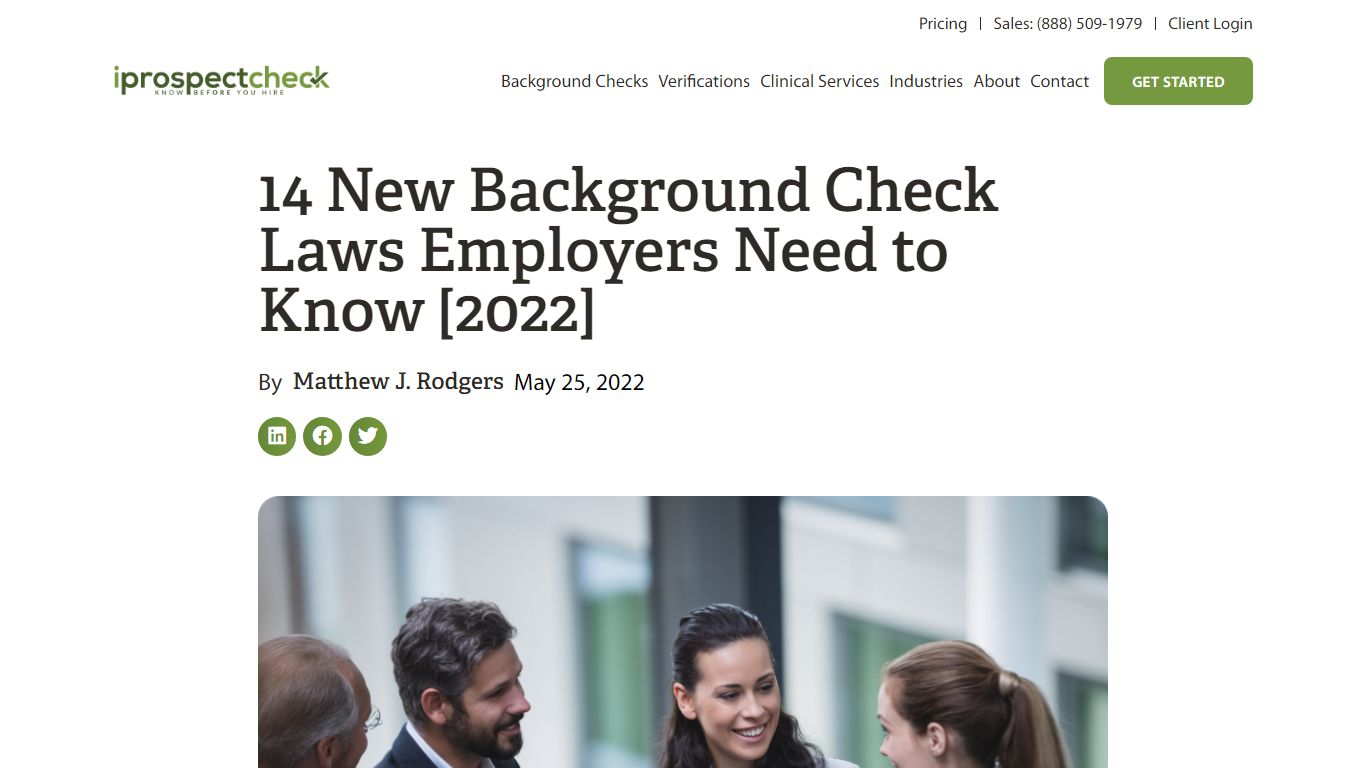 14 New Background Check Laws Employers Need to Know ... - iprospectcheck